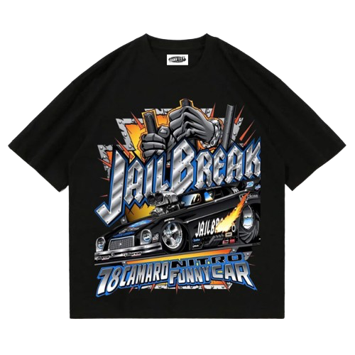 “JailBreak” Driftee Oversized Graphic Tee