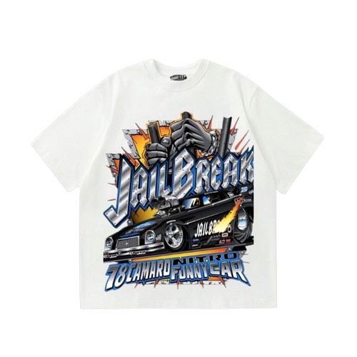“JailBreak” Driftee Oversized Graphic Tee